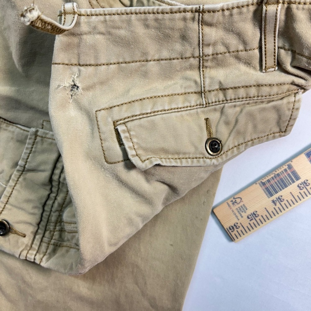 Levis Mens Cargo Pants Khaki Tan Straight Leg Utility 34x32 PC9-12462-0010 - Picture 8 of 8